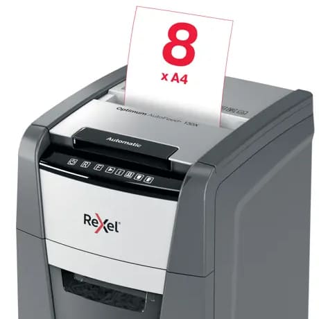 Destructora automática de corte en partículas Rexel Optimum AutoFeed 130X 1