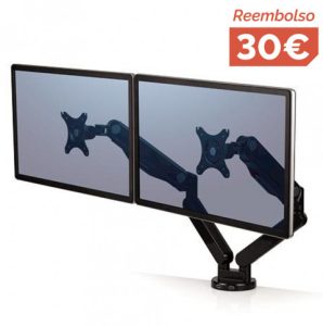 BRAZO PARA MONITOR DOBLE HORIZONTAL PLATINUM