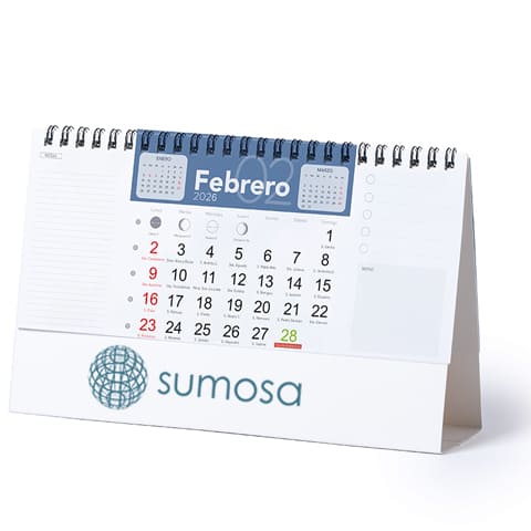 Calendario sobremesa Feber