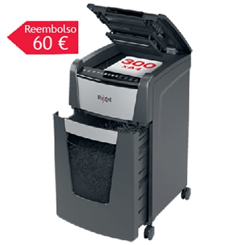 Destructora automática Rexel Optimum AutoFeed 300M de microcorte