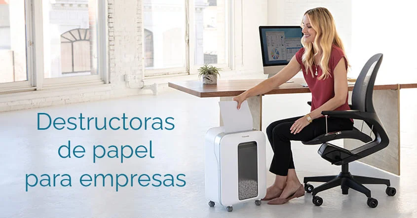 Destructoras de papel para empresas
