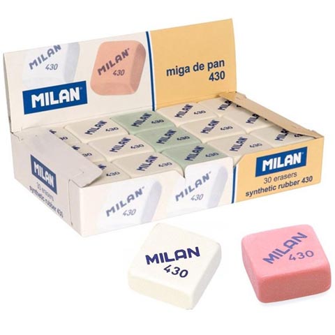 Goma de borrar Milan 430 caja 30 unidades
