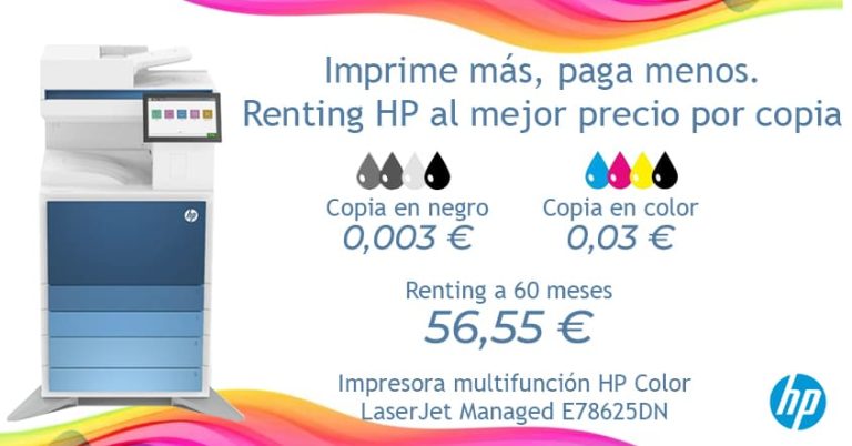 Súper renting de impresora multifunción color A3