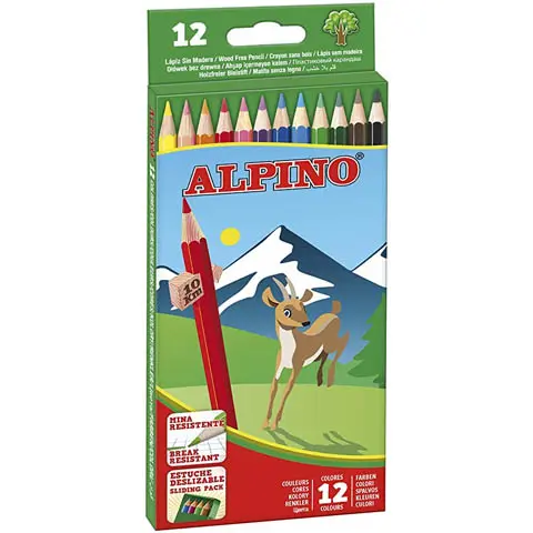 Lápiz de color Alpino largo