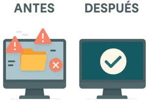 Los ordenadores se estropean porque los usuarios tocan cosas