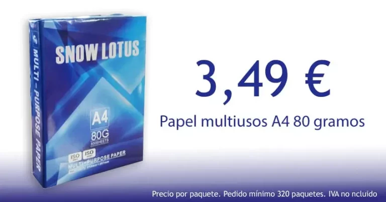 Papel para oficina al mejor precio