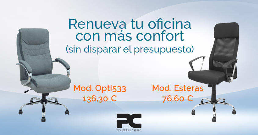 Renueva tu oficina con más confort (sin disparar el presupuesto)