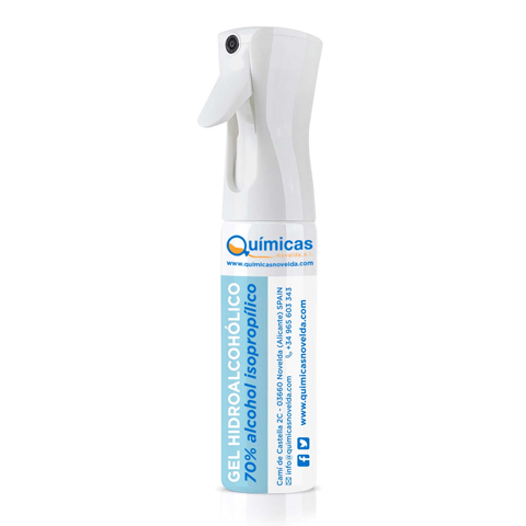 GEL HIDROACOHÓLICO PULVERIZACIÓN RECARGABLE