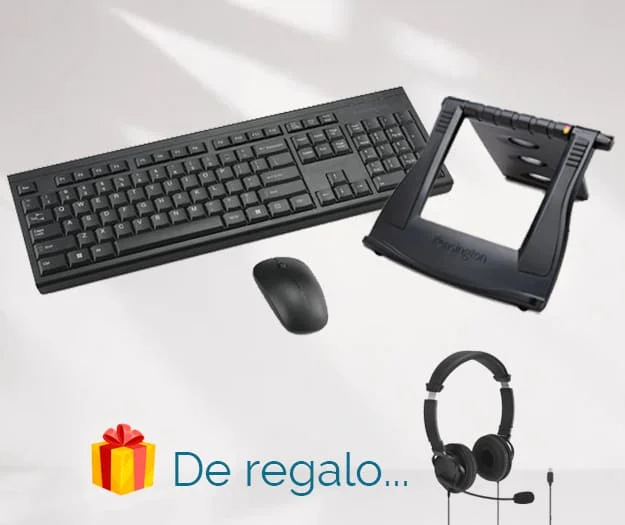 Teclado Kensington KM150 + soporte con ventilación + auriculares