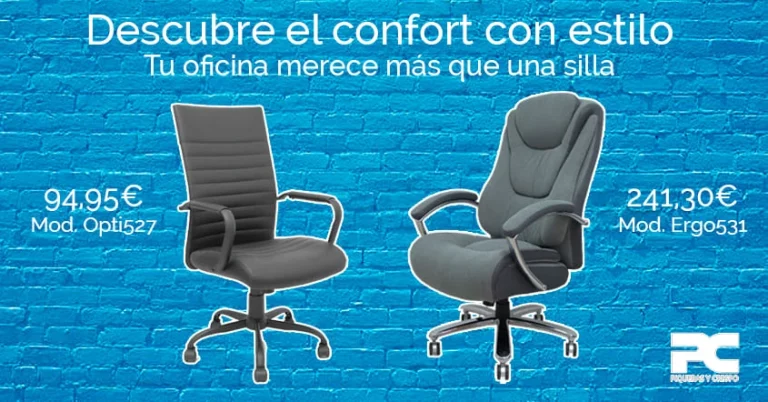 Sillas de oficina cómodas