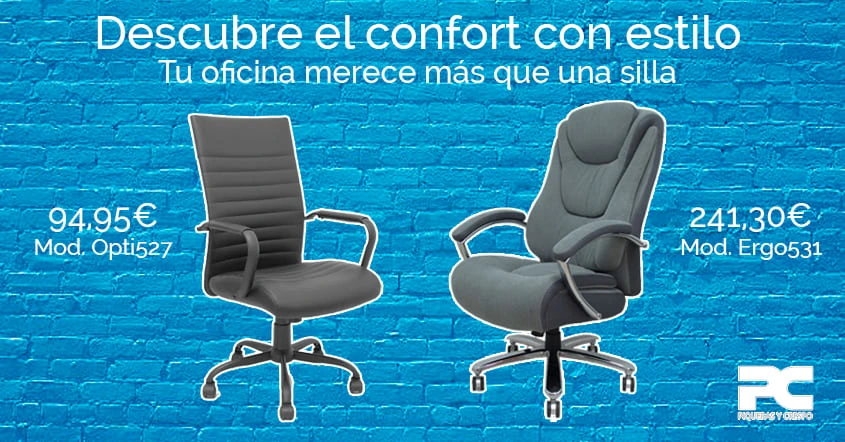 Sillas de oficina cómodas