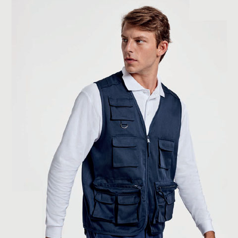 chaleco multibolsillo para trabajo