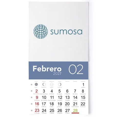 calendario de imán 2027 interior