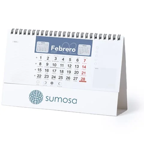 calendario de sobremesa ancho 2027 interior