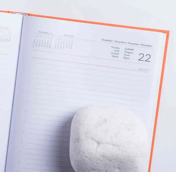 interior de agenda personalizable