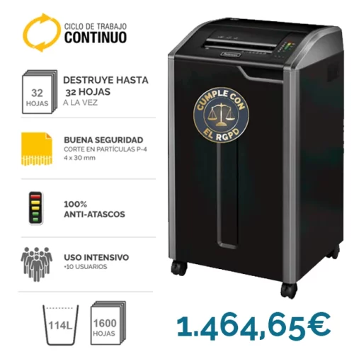Destructora departamental Fellowes 425Ci