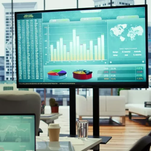 pantallas y soluciones visuales para empresas