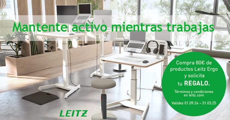 Mantente activo mientras trabajas