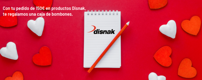 Oferta de productos Disnak para el día de San Valentín