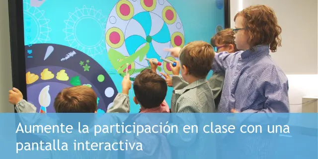 pantalla interactiva para la enseñanza