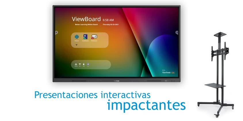 Pantalla interactiva para presentaciones