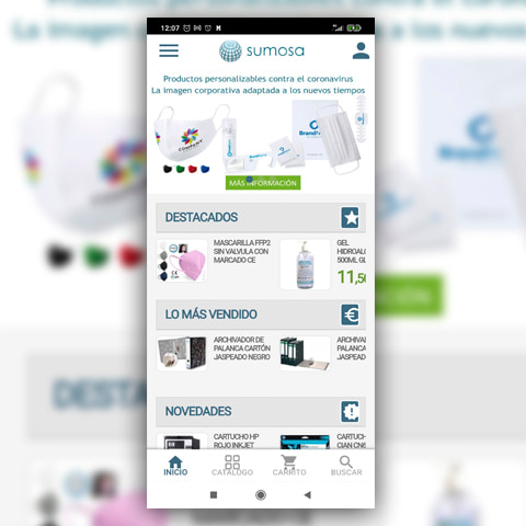 nueva app SUMOSA