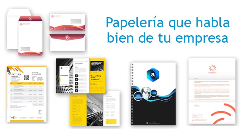 papeleria corporativa para tu empresa