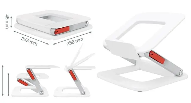 Soporte multiángulo ajustable para portátil Leitz Ergo