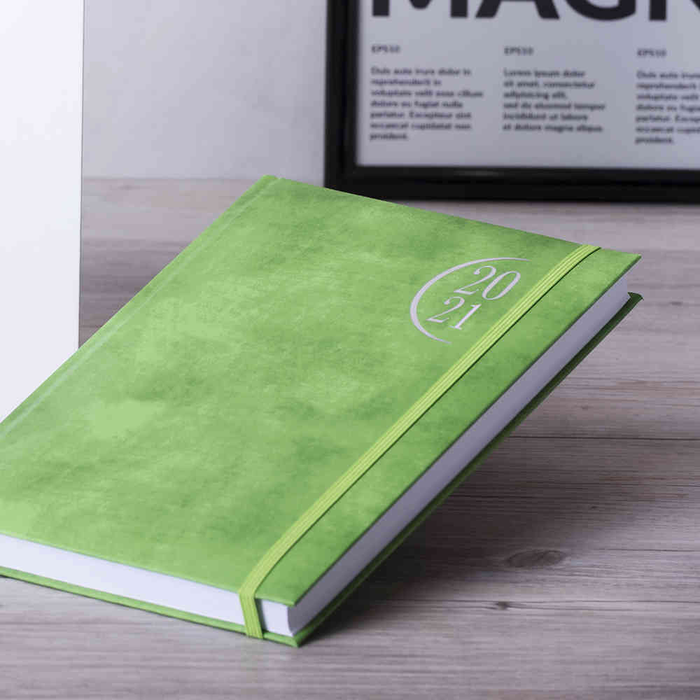 agenda personalizada en polipiel